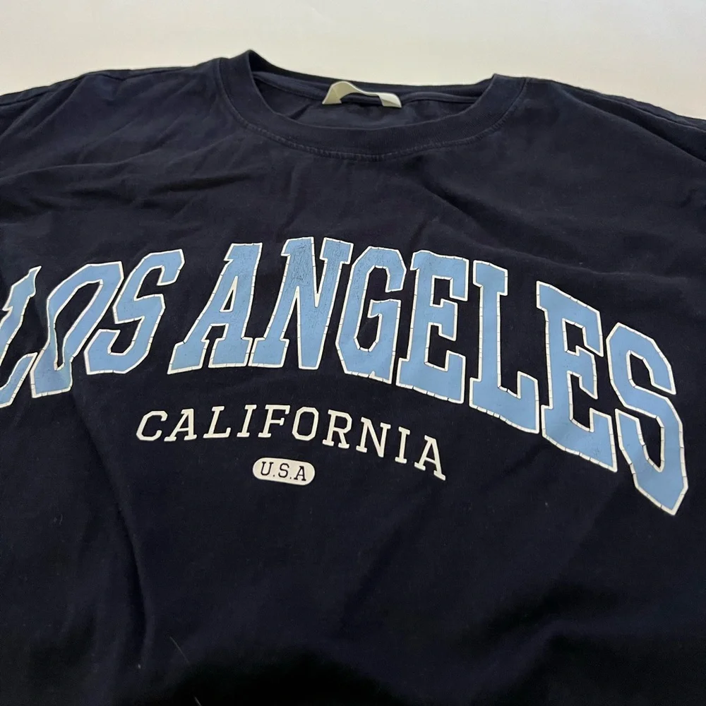 Boxy Women’s Navy Los Angeles California T-Shirt - Picture 2 of 5